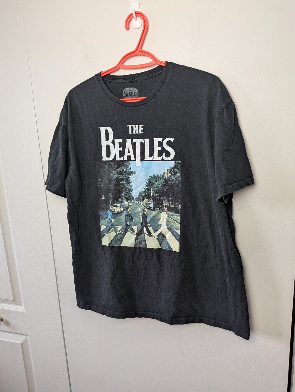 THE BEATLES Unisex T-Shirt Size XL (Men) Black Color 100% Cotton